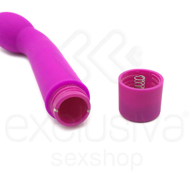 Foto 6 do produto Vibrador Estimulador de Ponto G em Silicone com Ponta Vertebrada e 10 Modos de Vibração - Pretty Love Logan | 14,6 x 3 cm | Disponível em 2 Cores