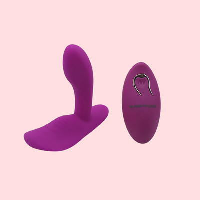 Estimulador de Clítoris com Penetrador, 12 Modos de Vibrações e Controle Remoto Sem Fio - Pretty Love Magic Fingers | 7 x 2,6 cm