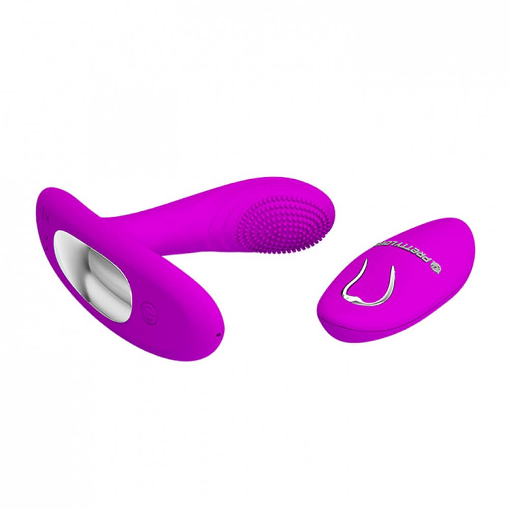 Pretty Love Magic Fingers - Estimulador de Clítoris com Penetrador Estimulador de Ponto G, 12 Modos de Vibração e Controle Remoto - 9,5 x 2,3 cm - 5