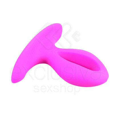 Foto 5 do produto Pretty Love Magic Fingers - Plug Anal com 12 Modos de Vibração e Sistema de Contração e Expansão - 9,5 x 5 cm
