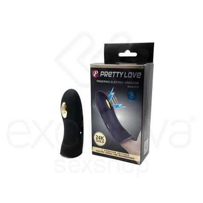Foto 1 do produto Dedeira Recarregável em Silicone com 7 Modos de Vibração e Choque - Pretty Love Marico