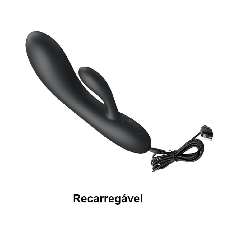 Vibrador Estimulador de Ponto G e Clítoris em Silicone com 30 Modos de Vibração - Pretty Love Matt | 10,9 x 3,5 cm - 5