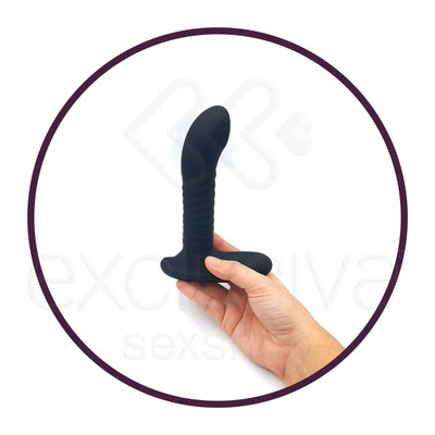 Foto 4 do produto Pretty Love Merlin - Estimulador de Próstata e Períneo em Silicone Resistente à Água com 12 Modos de Vibração e 3 Funções de Rotações Ambas Silenciosas - 16 x 3,4 cm | Cor: Preto