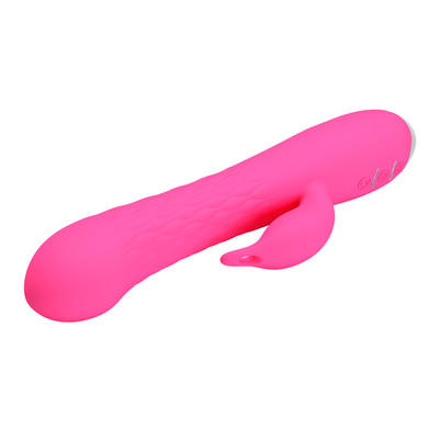 Foto 2 do produto Estimulador de Ponto G e Clitóris em Silicone com 12 Níveis de Vibração e 3 Modos de Rotação - Pretty Love Molly | 12 x 3,8 cm | Disponível em 2 Cores