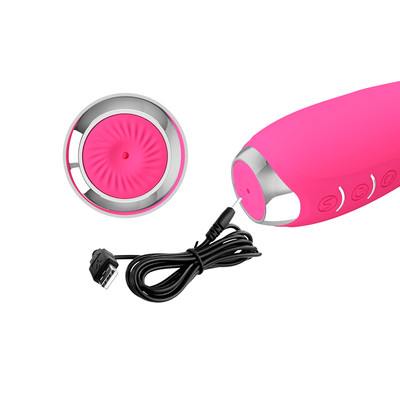 Foto 4 do produto Estimulador de Ponto G e Clitóris em Silicone com 12 Níveis de Vibração e 3 Modos de Rotação - Pretty Love Molly | 12 x 3,8 cm | Disponível em 2 Cores