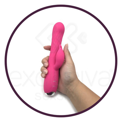 Estimulador de Ponto G e Clitóris em Silicone com 12 Níveis de Vibração e 3 Modos Rotação - Pretty Love Molly - 20,5 x 3,8 cm | Disponível em 2 Cores