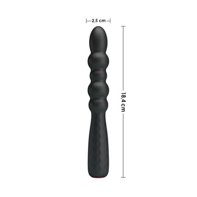 Foto 7 do produto Vibrador de Ponto G Escalonado no Formato de Bastão com 12 Modos de Vibração - Pretty Love Monroe - 10,5 x 2,5 cm