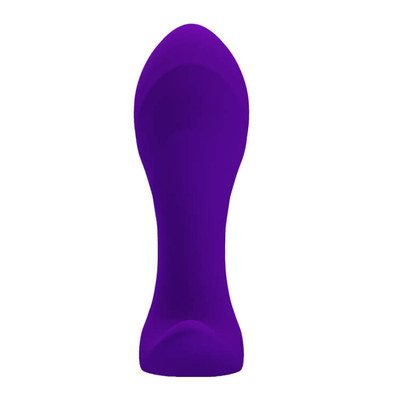 Foto 2 do produto Plug Anal em Silicone com 12 Modos de Vibração, Função de Memória, Base de Segurança e Recarregável - Pretty Love Anal Plug Massager | Disponível em 2 Cores