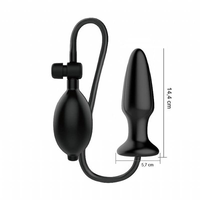 Foto 3 do produto Pretty Love Mr Play - Plug Anal Inflável com Pêra de Bombeamento