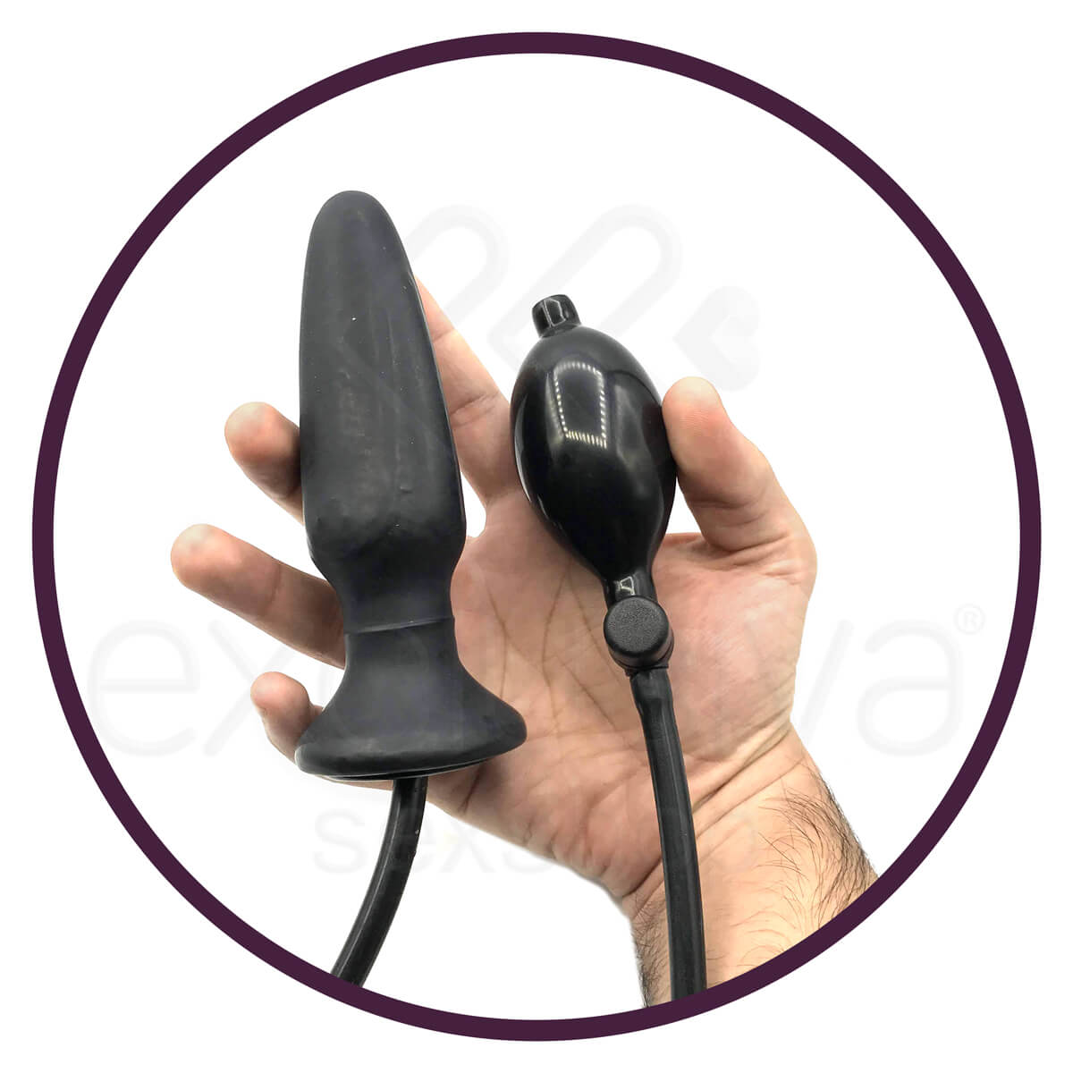 Pretty Love Mr Play - Plug Anal Inflável com Pêra de Bombeamento - 4