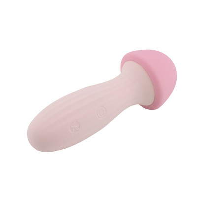 Foto 4 do produto Vibrador com Formato de Cogumelo em Silicone, 12 Modos de Vibração e Recarregável - Pretty Love Mushroom | 13,2 x 4,9 cm