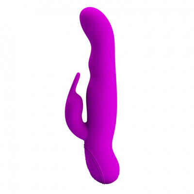 Foto 4 do produto Pretty Love Mystic - Vibrador Rotativo Recarregável com Estimulador Clitoriano e Ponto G, Possui 30 Modos de Vibração e 7 Modos de Rotação - 23 x 3,5 cm
