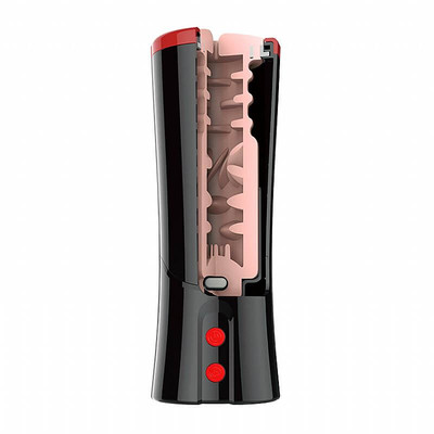 Foto 4 do produto Masturbador Lanterna em Formato de Vagina em Cyberskin, 3 Modos de Vai e Vem e Função Gemido - Pretty Love Ozzy II