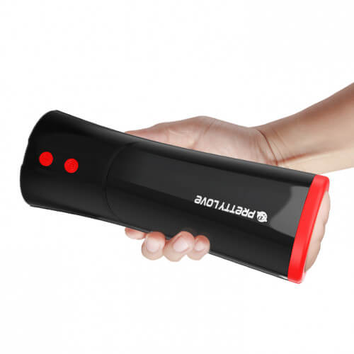 Masturbador Lanterna em Formato de Vagina em Cyberskin, 3 Modos de Vai e Vem e Função Gemido - Pretty Love Ozzy II - 5