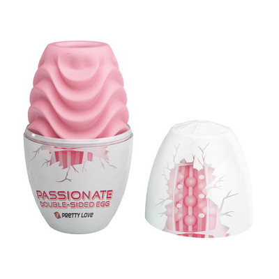 Foto 3 do produto Masturbador Masculino em Formato de "Egg" com Textura Dupla - Pretty Love Passionate | 8,4 x 4,6 cm