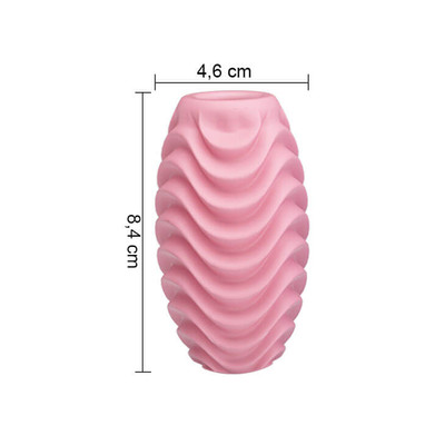 Foto 7 do produto Masturbador Masculino em Formato de "Egg" com Textura Dupla - Pretty Love Passionate | 8,4 x 4,6 cm