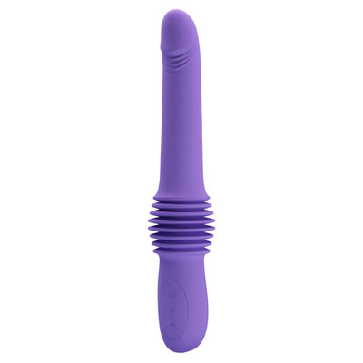 Foto 10 do produto Vibrador de Ponto G Recarregável em Silicone com Vibração e 3 Movimentos de Vai e Vem - Pretty Love Pazuzu - 15,5 x 3,5 cm | Disponível em 2 Cores