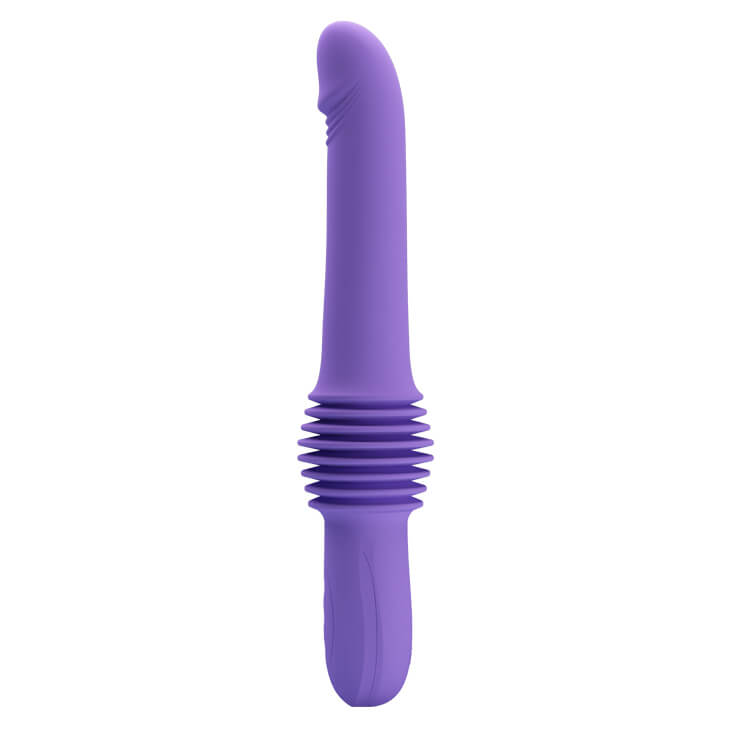 Vibrador de Ponto G Recarregável em Silicone com Vibração e 3 Movimentos de Vai e Vem - Pretty Love Pazuzu - 15,5 x 3,5 cm | Disponível em 2 Cores - 11