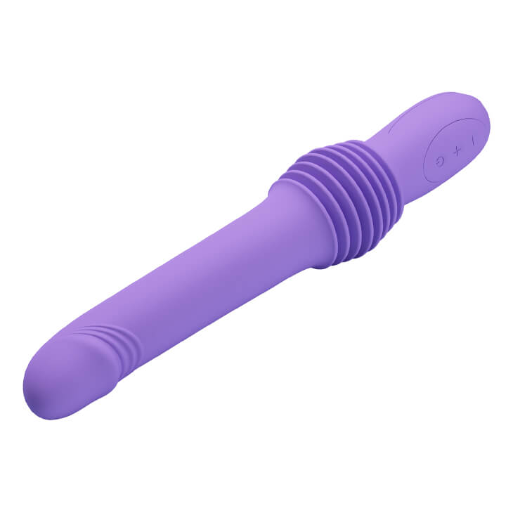 Vibrador de Ponto G Recarregável em Silicone com Vibração e 3 Movimentos de Vai e Vem - Pretty Love Pazuzu - 15,5 x 3,5 cm | Disponível em 2 Cores - 12