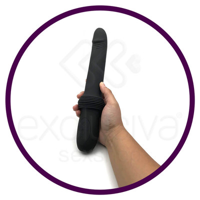 Foto 2 do produto Vibrador de Ponto G Recarregável em Silicone com Vibração e 3 Movimentos de Vai e Vem - Pretty Love Pazuzu - 15,5 x 3,5 cm | Disponível em 2 Cores
