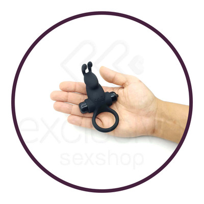 Foto 7 do produto Anel Peniano com Estimulador de Clítoris em Forma de Coelho e 10 Modos de Vibração - Pretty Love Penis Ring I | 10,5 x 6,5 cm | Disponível em 2 Cores