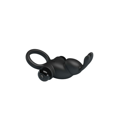 Foto 6 do produto Anel Peniano com Estimulador de Clítoris em Forma de Coelho e 10 Modos de Vibração - Pretty Love Penis Ring I | 10,5 x 6,5 cm | Disponível em 2 Cores