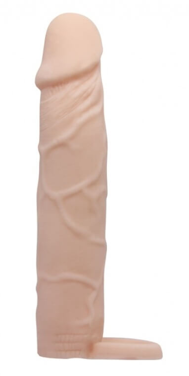 Capa Peniana Extensora em TPR com Preenchimento na Ponta e Anel Escrotal - Pretty Love Penis Sleeve | 11,5 x 3,0 cm - 5