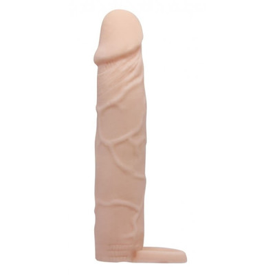 Foto 5 do produto Capa Peniana Extensora em TPR com Preenchimento na Ponta e Anel Escrotal - Pretty Love Penis Sleeve | 11,5 x 3,0 cm