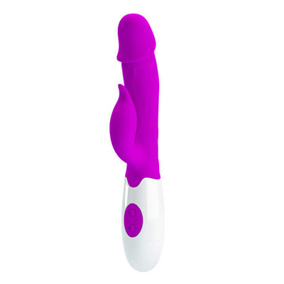 Foto 6 do produto Vibrador Estimulador de Ponto G e Clítoris em Silicone com 29 Modos de Vibração - Pretty Love Peter | 9,4 x 3 cm | Disponível em 2 Cores