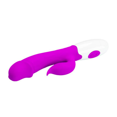 Foto 8 do produto Vibrador Estimulador de Ponto G e Clítoris em Silicone com 29 Modos de Vibração - Pretty Love Peter | 9,4 x 3 cm | Disponível em 2 Cores