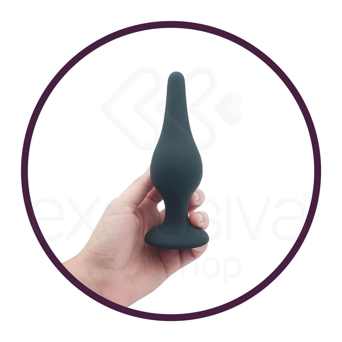 Pretty Love - Plug Anal em Formato Cônico com Ventosa - 14,5 x 4,5 cm - 3