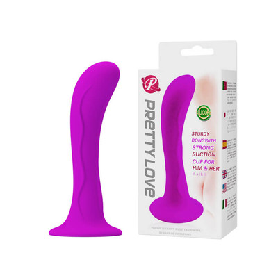 Pretty Love - Plug Anal em Soft Touch com Ventosa - 11,7 x 2,9 cm