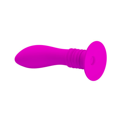 Foto 4 do produto Plug Anal em Silicone com 10 Modos de Vibrações e Ventosa - Pretty Love | 11 x 3,3 cm