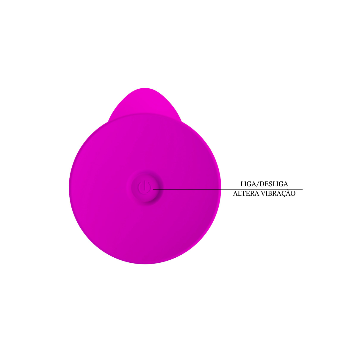 Plug Anal em Silicone com 10 Modos de Vibrações e Ventosa - Pretty Love | 11 x 3,3 cm - 5