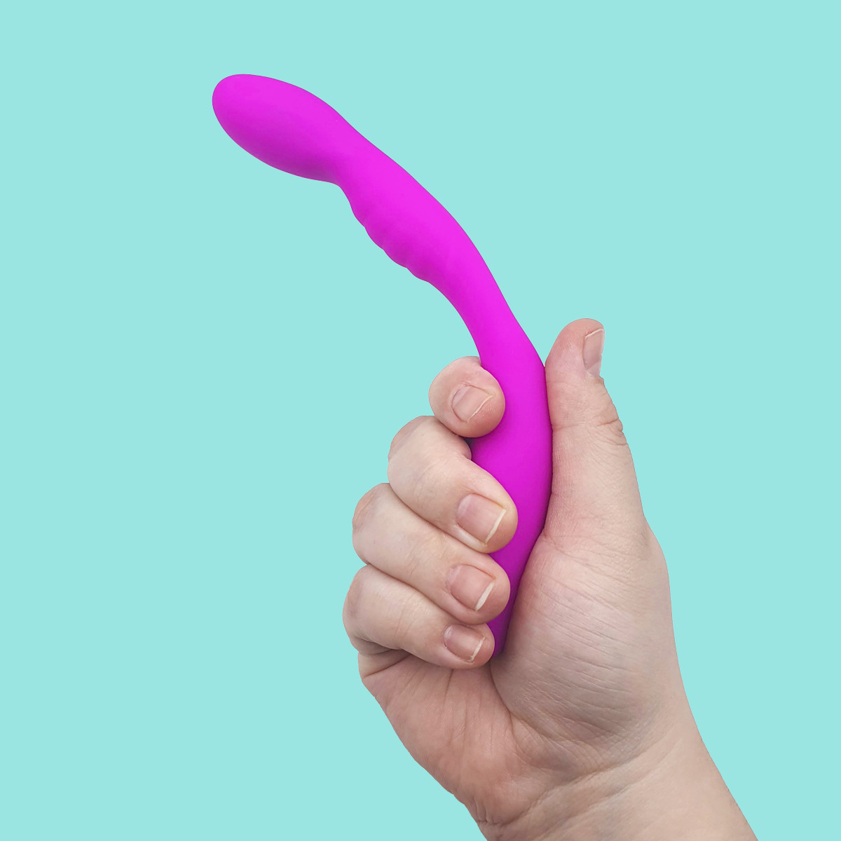 Vibrador Flexível Recarregável em Silicone com 12 Modos de Vibrações e Função Memória - Pretty Love Quintion | 11,5 x 2,3 cm | Disponível em 2 Cores - 6