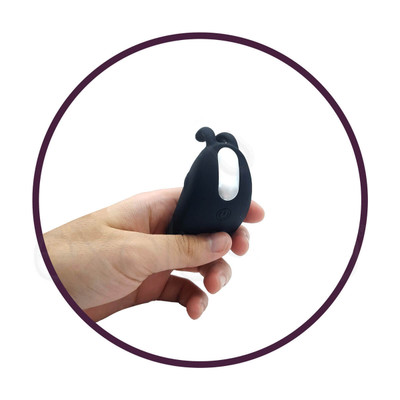 Anel Peniano Recarregável com 7 Modos de Vibrações e Estimulador de Clítoris com Forma de Coelho - Pretty Love Rabbit Vibrator
