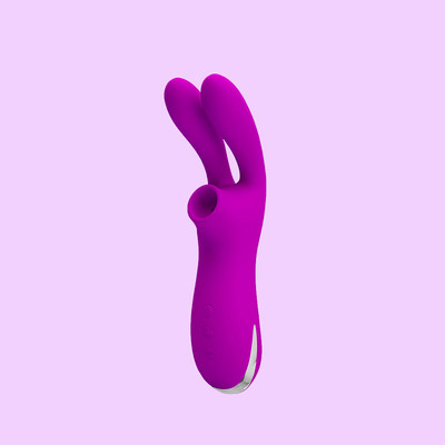 Foto 5 do produto Estimulador de Clítoris Recarregável em Silicone com 7 Modos de Vibração e 7 Modos de Sucção - Pretty Love Ralap - 17 x 4 cm | Disponível em 2 Cores