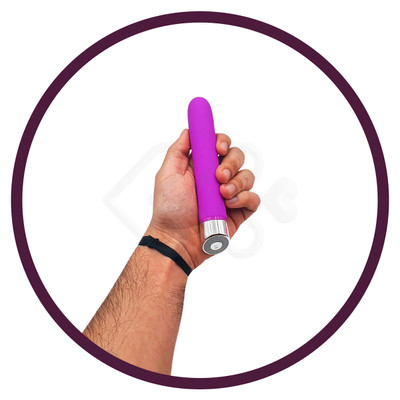 Foto 7 do produto Vibrador Personal com 12 Modos de Vibração - Pretty Love Randolph - 13 x 2,7 cm | Cor: Roxo