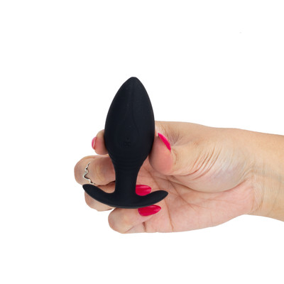 Plug Anal Recarregável com 12 Modos de Vibração, Controle Remoto sem Fio - Pretty Love Regina | 8,8  x 3,3 cm
