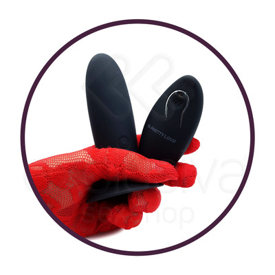 Pretty Love Remote Control Vibrating - Plug Anal Recarregável em Soft Touch com Ventosa e 12 Modos de Vibração - 10 x 3 cm