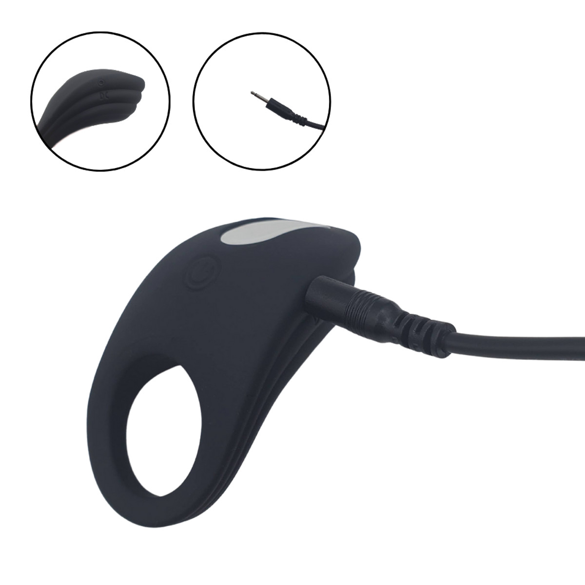 Anel Peniano Recarregável com 7 Modos de Vibrações e Estimulador de clítoris - Pretty Love Ring Vibratior | 7,5 x 4,2 cm - 6