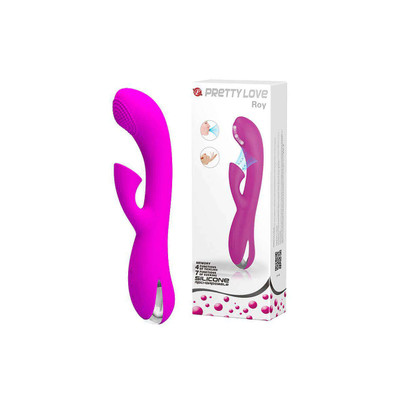 Foto 1 do produto Vibrador Estimulador de Ponto G e Clítoris Recarregável com 7 Modos de Sucção e 4 Modos de Movimentação - Pretty Love Roy | 21 x 3,7 cm