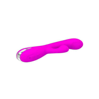 Foto 4 do produto Vibrador Estimulador de Ponto G e Clítoris Recarregável com 7 Modos de Sucção e 4 Modos de Movimentação - Pretty Love Roy | 21 x 3,7 cm