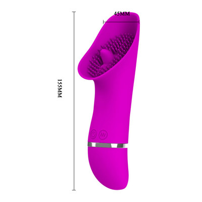 Foto 2 do produto Vibrador em Silicone com Textura Estimuladora, 30 Funções de Vibração e Resistência a Água - Pretty Love Rudolf | 15,5 x 4,5 cm