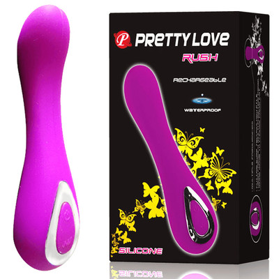 Pretty Love Rush - Vibrador Ponto G Recarregável com 10 Funções de Vibração e Resistência a Água - 14,5 x 3 cm