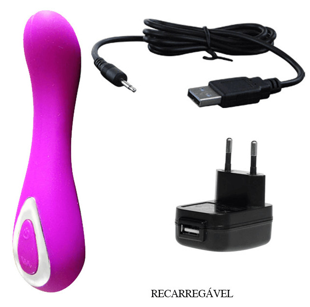 Pretty Love Rush - Vibrador Ponto G Recarregável com 10 Funções de Vibração e Resistência a Água - 14,5 x 3 cm - 3