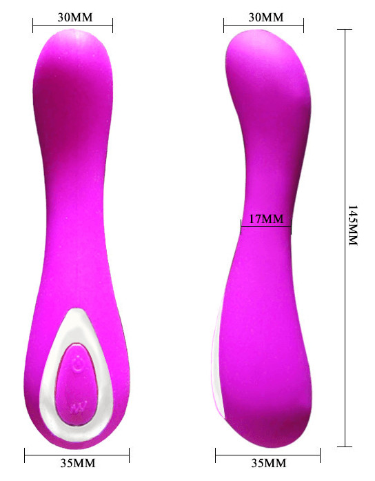 Pretty Love Rush - Vibrador Ponto G Recarregável com 10 Funções de Vibração e Resistência a Água - 14,5 x 3 cm - 4