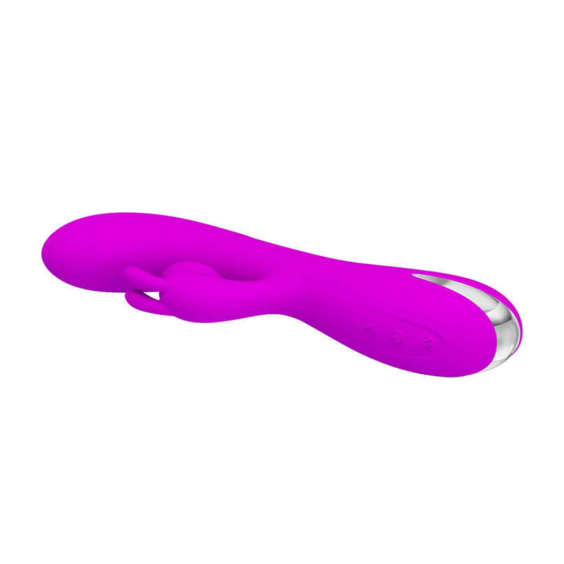 Vibrador Estimulador de Ponto G e Clítoris em Silicone com 7 Modos de Vibração, Sucção e Recarregável - Pretty Love Sam | 21 x 3,5 cm - 4