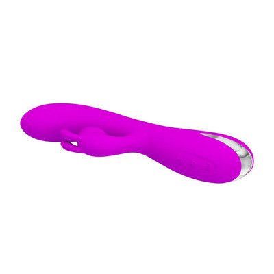 Foto 4 do produto Vibrador Estimulador de Ponto G e Clítoris em Silicone com 7 Modos de Vibração, Sucção e Recarregável - Pretty Love Sam | 21 x 3,5 cm