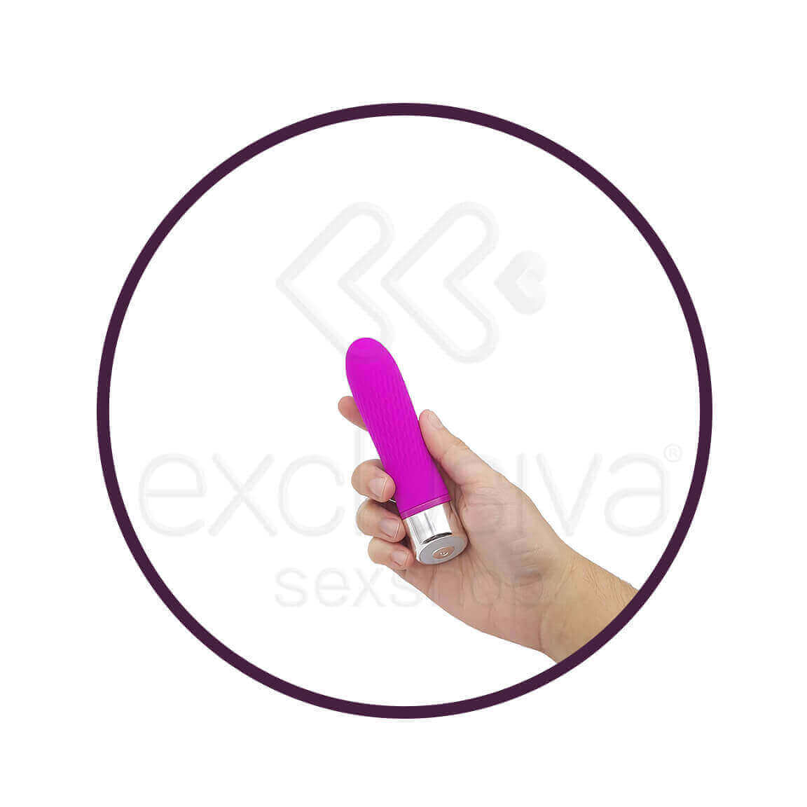 Vibrador Personal com 12 Modos de Vibração e Texturas - Pretty Love Sebastian | 9 x 2,6 cm | Disponível em 2 Cores - 9